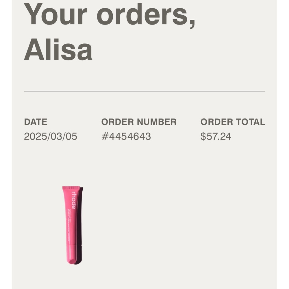 7/4 SALE!🇺🇸RHODE Sugar Cookie LIPPIES!🇺🇸Limited Edition! 100% Auth! NIB! - Picture 4 of 5